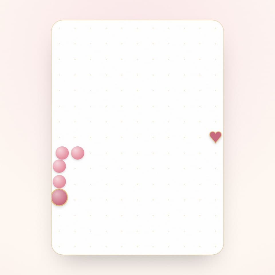 Snake wedding invitation mini-game